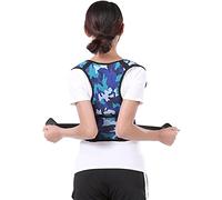 GGYTMQL Correcteur Femmes et Enfants Confortables Épaule Droit-Support Vertical Entraîneur pour Le Cou de Correction du Corps, Les épaules, Le Dossier du Dos s'améliorent (Bleu XX)