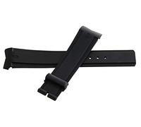 GGYTMQL Corum Authentique 21 mm x 18 mm Bandon de monatage en caoutchouc noir