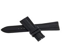 GGYTMQL Corum Authentique 22 mm x 18 mm Bandle de montres en caoutchouc noir