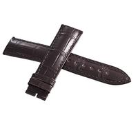 GGYTMQL Corum Bandon de montre en cuir marron authentique 20 mm x 18 mm H2130