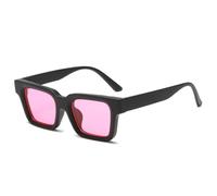 GGYTMQL Couleur de gelée carrée Femmes Lunettes de Soleil Mode Jaune Bleu Nuances de Lunettes UV400 Hommes Tendance Sun Glasses