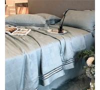 GGYTMQL Countreur Ultra Doux, Jeu de 4 pièces - Couette Tencel refroidissante avec Coussins d'oreiller matelassé, Feuilles/Feuilles ajustées, couettes Cool pour Les dormeurs Chauds B-200 *