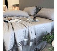 GGYTMQL Countreur Ultra Doux, Jeu de 4 pièces - Couette Tencel refroidissante avec Coussins d'oreiller matelassé, Feuilles/Feuilles ajustées, couettes Cool pour Les dormeurs Chauds B-200 *