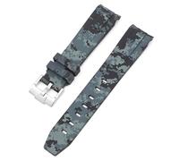 GGYTMQL Courbe sans espace STRAP DE RÉSBILLE pour Omega Speedmaster Watch Band de remplacement Men Femmes de 20 mm Boucle de boucle en argent boucle rose boucle noire boucle noire