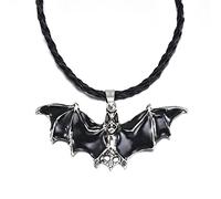 GGYTMQL Décoration d'Halloween Nouveau collier punk Halloween Black Bat Animal Octopus Collier pendentif en couches multicouches pour femmes Bijoux de fête de vacances, 1pc Costumes