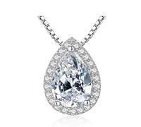 GGYTMQL Diamond Pendant Real Wedding Pendentid Collier Chain pour femmes bijoux de mariée