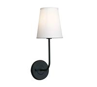 GGYTMQL Éclairage des Lampes murales à Ombre en Tissu Blanc Moderne Vintage, à côté des Appliques murales pour Le Salon, la Chambre, Le Couloir E14 Vis (Antique)