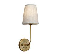 GGYTMQL Éclairage des Lampes murales de la Teinte en Tissu Moderne Vintage, à côté des Appliques murales pour Le Salon, la Chambre, Le Couloir E14 Vis (Antique)