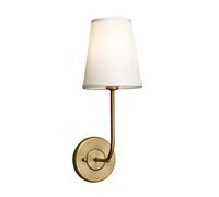 GGYTMQL Éclairage Vintage Moderne Beige Fabric de Tissu Lampes murales à Ombre, à côté des Appliques murales Lumières pour Le Salon, la Chambre, Le Couloir E14 Vis (Noir)