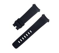 GGYTMQL End Curbe 22 mm Band de montre à libération rapide pour Strap Family Fluoro Rubber Watchband 2 Styles