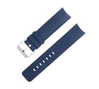 GGYTMQL End Curbe 22 mm Band de montre à libération rapide pour Strap Family Fluoro Rubber Watchband 2 Styles