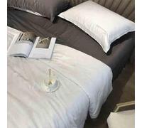 GGYTMQL Ensemble de Couette Complet - 4 pièces Double Face Silk Summer Quilt en Soie à Double Face, 1 Courtepointe d'été Douce, 2 taies d'oreiller, 1 Couvercle de lit décoratif n-1,8 m