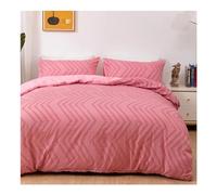 GGYTMQL Ensemble de Couvercle de Couette Doux, literie, 87 x 95 Pouces, Couloir de Couleurs Solides Queen, Couvre-lit scandinave, Couvercle de Couette, taie d'oreiller, Toit