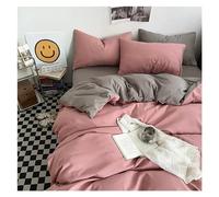 GGYTMQL Ensemble de literie à Quatre pièces Couleur de Couvre-Couette King Set Set Litding Set Black Quilt Cover Set Skin Friendly Fabric Cover Cover Cover Lit Lit Quatre pièces Set,