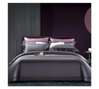 GGYTMQL Ensemble de literie à Quatre pièces Luxury 1500TC Egyptien Coton Litter de literie Couvrette Couvrette Plaque Plate-taies Reine King King Adult Litt Lit Quatre pièces Set,