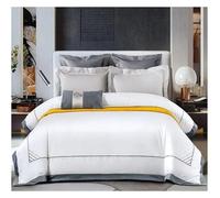 GGYTMQL Ensemble de literie à Quatre pièces Luxury Lityleur Litage King Queen Size Linage 600TC Feuille DE Couverture DE DUVE DE Cotton EGYPTIEN