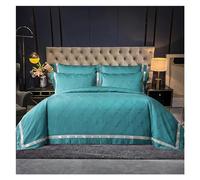 GGYTMQL Ensemble de literie à Quatre pièces Quatre pièces 1400 TC TC Coton Luxury Jacquard Litteur Ensemble de couvercles de Couette de taies d'oreiller