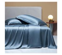 GGYTMQL Ensemble de literie à Quatre pièces Quatre pièces Luxury Egyptian Cotton Bed 1000TC Smooth Fitted Top Flat thewpas thelwead Solid Easy Care Lithing Set (Couleur B, King Size 4 PCS)