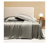 GGYTMQL Ensemble de literie à Quatre pièces Quatre pièces Luxury Egyptian Cotton Bed 1000TC Smooth Fitted Top Flat thewpas thelwead Solid Easy Care Lithing Set (Couleur B, King Size 4 PCS)