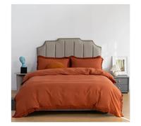 GGYTMQL Ensemble de literie de Quatre pièces Lit Quatre pièces sont arrivées à Couvre-Couette Molle Reine des Ensembles de literie de Couette Noire Solide Confortable (OneColor-King