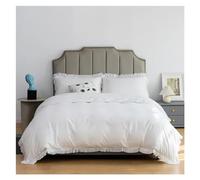GGYTMQL Ensemble de literie de Quatre pièces Lit Quatre pièces sont arrivées à Couvre-Couette Molle Reine des Ensembles de literie de Couette Noire Solide Confortable (OneColor-King