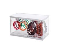 GGYTMQL Étui à Bijoux en Acrylique à Talons Hauts avec Rails et Crochets Organisateur Transparent pour Boucles d'oreilles et Colliers Transparents Bracelets Holder Shoe