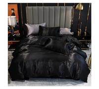 GGYTMQL Europe Red Counfor Liberdding Ensemble de lit de Luxe Black Queen King Size Couchet Red Couche Rouge, lit