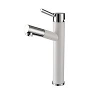 GGYTMQL Évier de Salle de Bain Robinet avec pulvérisateur de pulvérisateur rétractable et évier à Eau Froide Taps Taps Basin de bassins à poignée Unique Copper Robinets de Bassin de vanité de vanité
