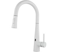 GGYTMQL Fauce de Cuisine en Acier Inoxydable de Cuisine avec pulvérisateur de Traction, capteur Intelligent pour évier de Cuisine mélangeur de Cuisine, Touche à Manche Unique sur Robinet de
