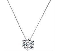 GGYTMQL Femmes 925 Collier de zircon brillant Collier de tour de cou en diamant carré pour bijoux de fête