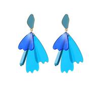 GGYTMQL Femmes élégantes Mottes d'oreille Stumes de Boucles d'oreille Boucles d'oreilles Ligne d'oreille, Boucles d'oreilles à Plaque Multi-pièces Fleur Boucles d'oreilles