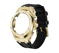 GGYTMQL GA2100 5rd Modèle Home Oak Metal Metal Slicone Slicone Bands Watch In-One Watch pour GA2100 / 2110 ACCESSOIRES