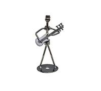 GGYTMQL Garden Ornement 13cm Iron Music Band Figurine Metal Musicien Modèle Modèle Iron Music Player Crafts Vintage Office Home Decor 5