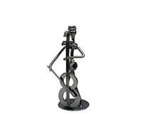 GGYTMQL Garden Ornement 13cm Iron Music Band Figurine Metal Musicien Modèle Modèle Iron Music Player Crafts Vintage Office Home Decor 5