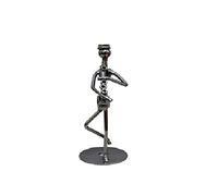 GGYTMQL Garden Ornement 13cm Iron Music Band Figurine Metal Musicien Modèle Modèle Iron Music Player Crafts Vintage Office Home Decor 5