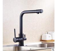 GGYTMQL Gold du robinet de cuisine (huile noire brossée)