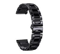 GGYTMQL Groupe de montre en céramique en acier inoxydable Watch Strap Women Men Fashion Fashion Sormit Watch Band