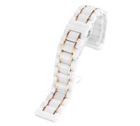 GGYTMQL Groupe de montre en céramique en acier inoxydable Watch Strap Women Men Fashion Fashion Sormit Watch Band