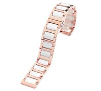 GGYTMQL Groupe de montre en céramique en acier inoxydable Watch Strap Women Men Fashion Fashion Sormit Watch Band
