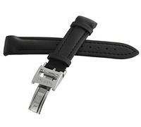 GGYTMQL Jacob & co. Sangle de bande de montre en caoutchouc en polyuréthane noir 18 mm