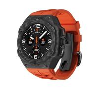 GGYTMQL Kit de Modification de Luxe pour Watch 7 Strape DE CASSION DE Cas DE Carbone Ultra 47 mm pour Galaxy Watch Ultra Carbone Fibre Couverture Watch Bands