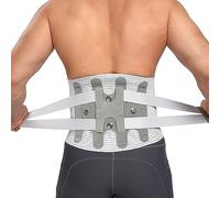 GGYTMQL L'accuse arrière avec 4 séjours de Soutien Lombaire, la Ceinture de décompression Lombaire réglable Traineur Respirant pour Le Bas du Dos soulagement de la Douleur au Bas du Dos, Le