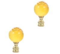 GGYTMQL Lampe de Table 2pcs Éclairage des Feux de Bureau Debout lampadaire Lampe Lampe lampadaire lampadaire des lumières décoratives Lampes finiaux décoratifs fleuron Lampe de Capuche Finial Bouton