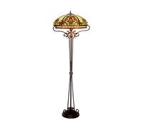 GGYTMQL Lampe Lampe Lampe Debout pour la Chambre à Coucher Lampe à la Lampe tachée 3 lumières Base Antique pour la Vie de lit de lit de Chambre à Coucher
