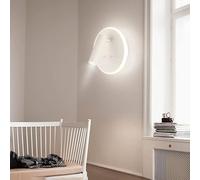 GGYTMQL Lampe Murale à LED, Application Murale avec projecteur, lumière de Lecture de Chevet, 10W LED Mall Mount Lighttures avec Double Interrupteur, Lustre Moderne LED