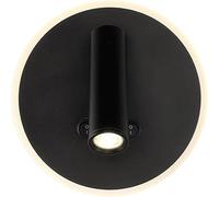 GGYTMQL Lampe Murale à LED, Application Murale avec projecteur, lumière de Lecture de Chevet, 10W LED Mall Mount Lighttures avec Double Interrupteur, Lustre Moderne LED