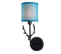 GGYTMQL Lampe Murale intérieure de Tissu d'Antlers, la lumière Murale créative de Style européen Simple. Chambre E27 Personnalisé d'appareil Mural décoratif personnalisé. pour Le Couloir de