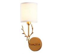 GGYTMQL Lampe Murale intérieure de Tissu d'Antlers, la lumière Murale créative de Style européen Simple. Chambre E27 Personnalisé d'appareil Mural décoratif personnalisé. pour Le Couloir de