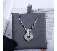 GGYTMQL Le 925 collier de pendentif creux 925 Bijoux de chaîne de col populaire pour femmes polyvalentes