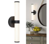 GGYTMQL LED Mur LED Indoor, LUMIÈRE Mur MORDIE MODIQUE LED, LED Moderne LED MONCE Mur Linear, Lampe Murale pour Chambre, Salon, Couloir, Miroir, luminaires de vanité - 28W Neutral Light 4000K.